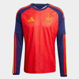 Tailandia Equipacion España Primera Manga Larga 2025 2026