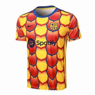 Tailandia Equipacion FC Barcelona Entrenamiento 2024 2025 Amarillo Rojo