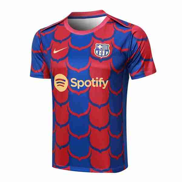 Tailandia Equipacion FC Barcelona Entrenamiento 2024 2025 Azul Rojo