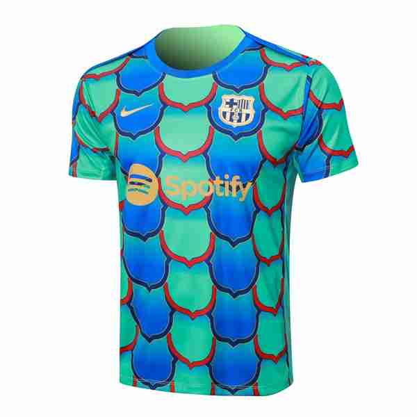 Tailandia Equipacion FC Barcelona Entrenamiento 2024 2025 Verde Azul