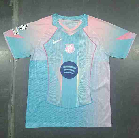 Tailandia Equipacion FC Barcelona Especial 2025 2026 Azul Rosa
