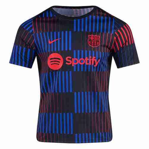 Tailandia Equipacion FC Barcelona Pre Match 2024 2025 Azul Negro