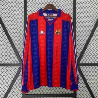 Tailandia Equipacion FC Barcelona Primera Manga Larga Retro 1996 1997