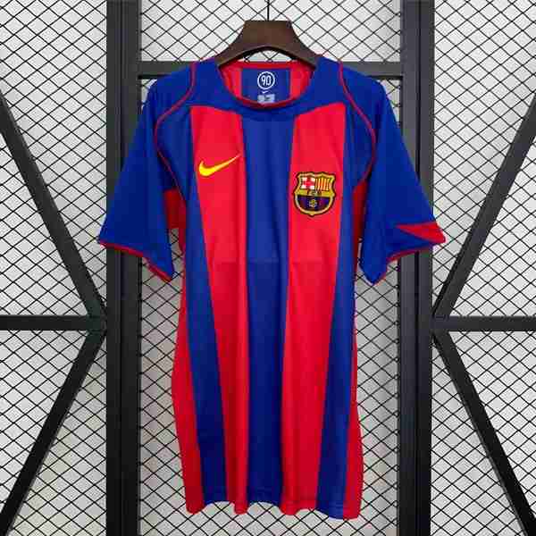 Tailandia Equipacion FC Barcelona Primera Retro 2004 2005