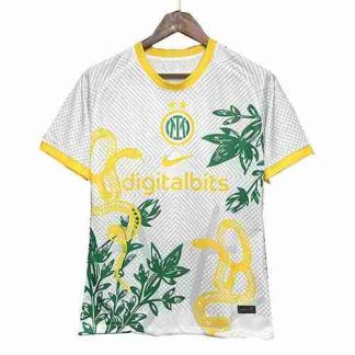Tailandia Equipacion Inter Milan Especial 2024 2025 Blanco Amarillo