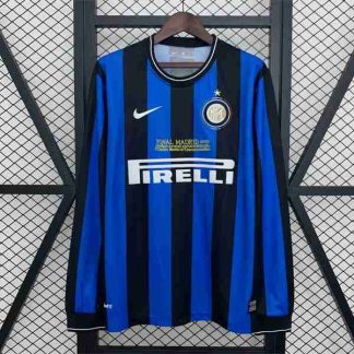 Tailandia Equipacion Inter Milan Primera Manga Larga Retro 2009 2010