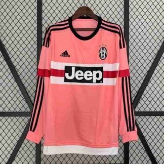 Tailandia Equipacion Juventus Segunda Manga Larga Retro 2015 2016