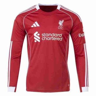 Tailandia Equipacion Liverpool Primera Manga Larga 2025 2026