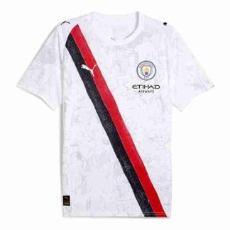 Tailandia Equipacion Manchester City KidSuper 2025 2026 Blanco