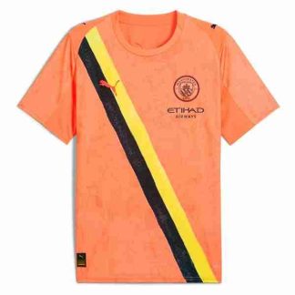 Tailandia Equipacion Manchester City KidSuper 2025 2026 Naranja