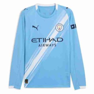 Tailandia Equipacion Manchester City Primera Manga Larga 2025 2026