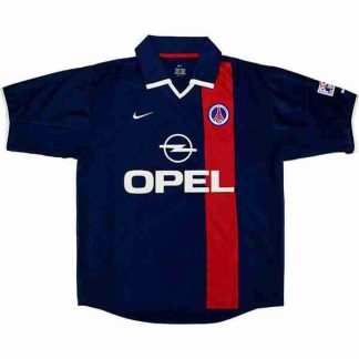 Tailandia Equipacion Paris Saint Germain Primera Retro 2001 2002 Azul