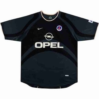 Tailandia Equipacion Paris Saint Germain Tercera Retro 2001 Negro