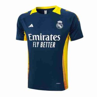 Tailandia Equipacion Real Madrid Entrenamiento 2024 2025 Azul Amarillo