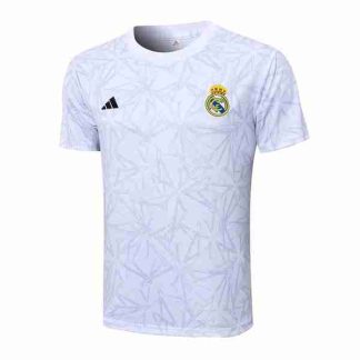Tailandia Equipacion Real Madrid Entrenamiento 2024 2025 Blanco Gris
