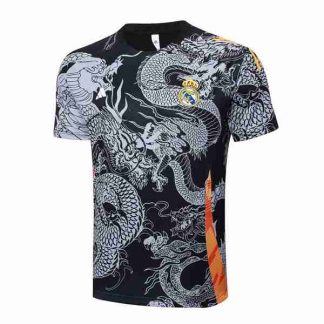 Tailandia Equipacion Real Madrid Entrenamiento 2024 2025 Negro Gris