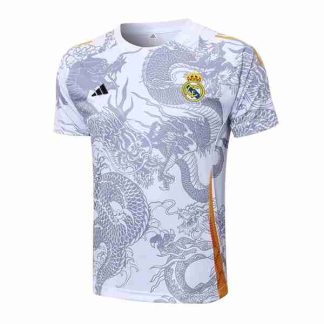 Tailandia Equipacion Real Madrid Entrenamiento 2024 25 Blanco Gris