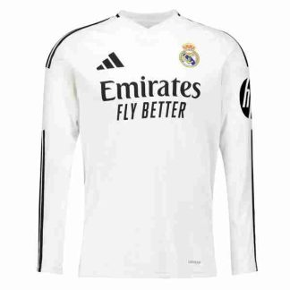 Tailandia Equipacion Real Madrid Manga Larga Primera 2024 2025