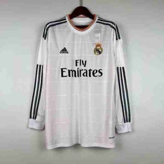 Tailandia Equipacion Real Madrid Primera Manga Larga Retro 2013 2014