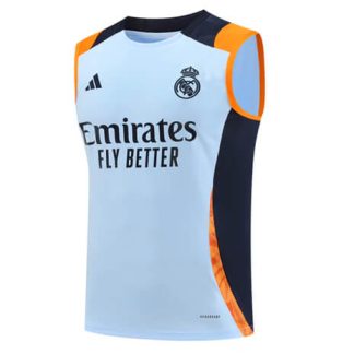 Tailandia Equipacion Real Madrid Sin Mangas Entrenamiento 2024 2025
