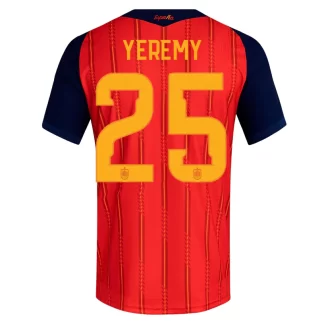 YEREMY NO.25 Equipacion España Primera 2026-Versión Jugador