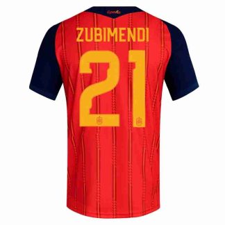 ZUBIMENDI NO.21 Equipacion España Primera 2026-Versión Jugador