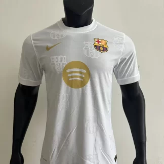 2025/2026 Versión Jugador Barcelona Edición Especial Camiseta de Fútbol Blanca Calidad Tailandesa