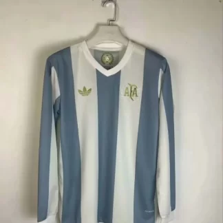 Camiseta de Fútbol Manga Larga Edición 50 Aniversario 2024 de Argentina AAA calidad aficionado