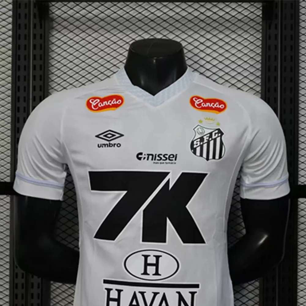 2025/2026 Versión Jugador Santos Camiseta de Fútbol Edición Especial Blanca Calidad Tailandesa
