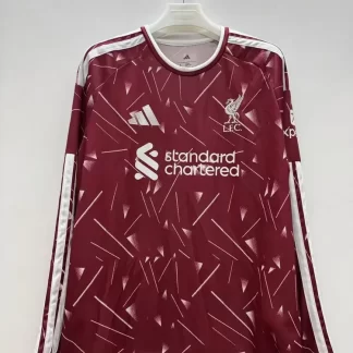 Camiseta de Fútbol Local del Liverpool de Manga Larga 2026/2027 1:1 Calidad Tailandesa