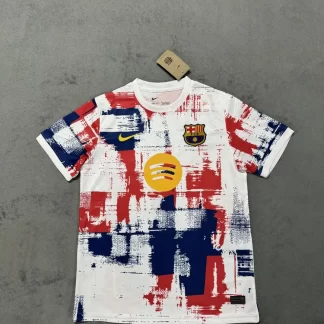 2025/2026 Barcelona Edición especial Camiseta de fútbol azul-blanca-roja Calidad tailandesa