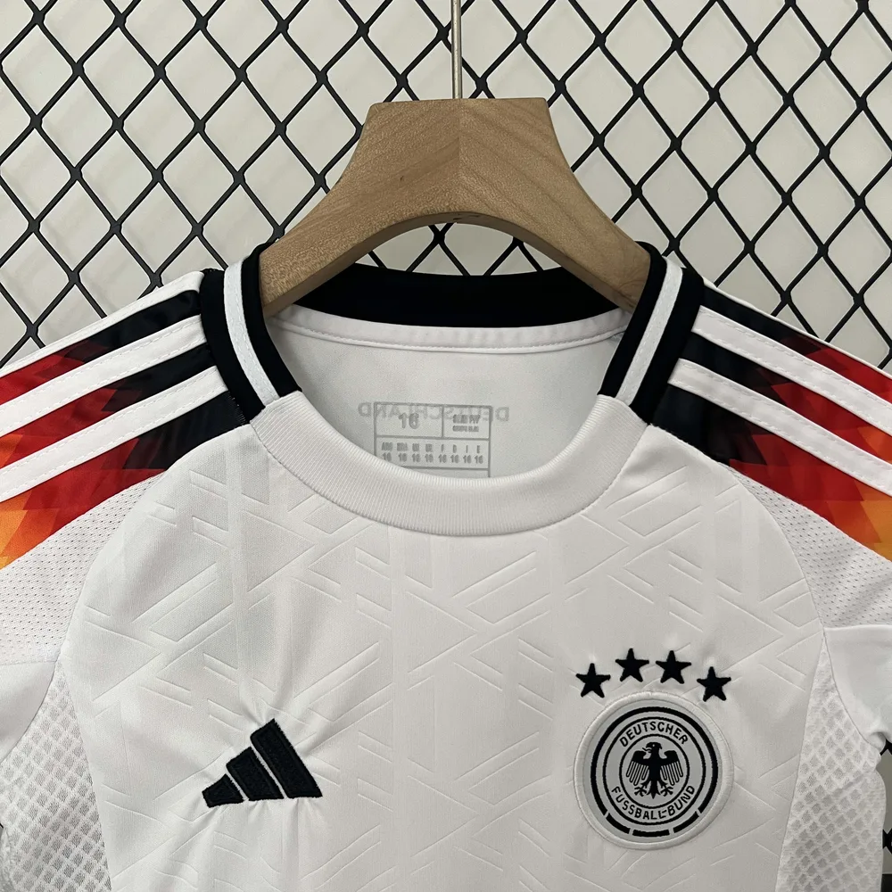 Camiseta de Fútbol 2024 de Alemania Local AAA calidad aficionado Talla Infantil