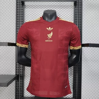 2025/2026 Versión Jugador México Nacional Edición Especial Roja Camiseta de Fútbol Calidad Tailandesa