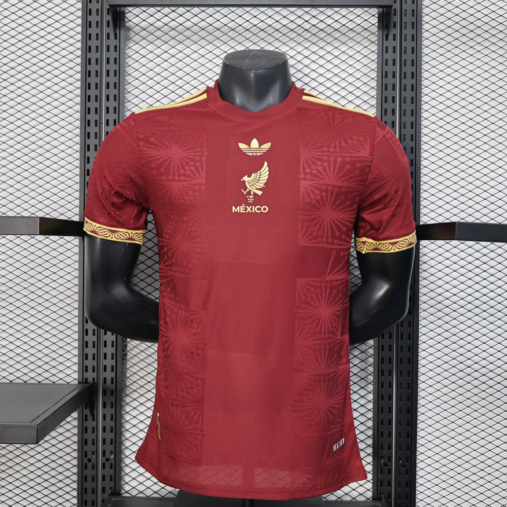 2025/2026 Versión Jugador México Nacional Edición Especial Roja Camiseta de Fútbol Calidad Tailandesa
