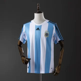 2008/2010 Retro Argentina Local Camiseta AAA calidad aficionado