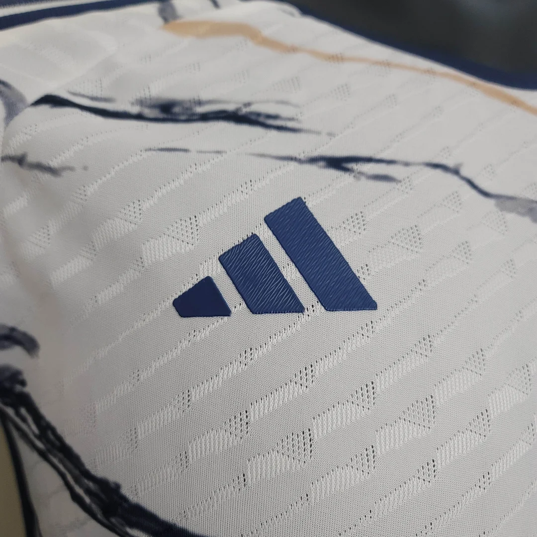 Camiseta de Fútbol Visitante de Italia Versión Jugador 2023