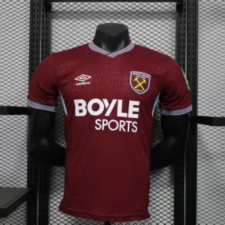 2025/2026 Camiseta de Fútbol Local West Ham United Versión Jugador Calidad Tailandesa