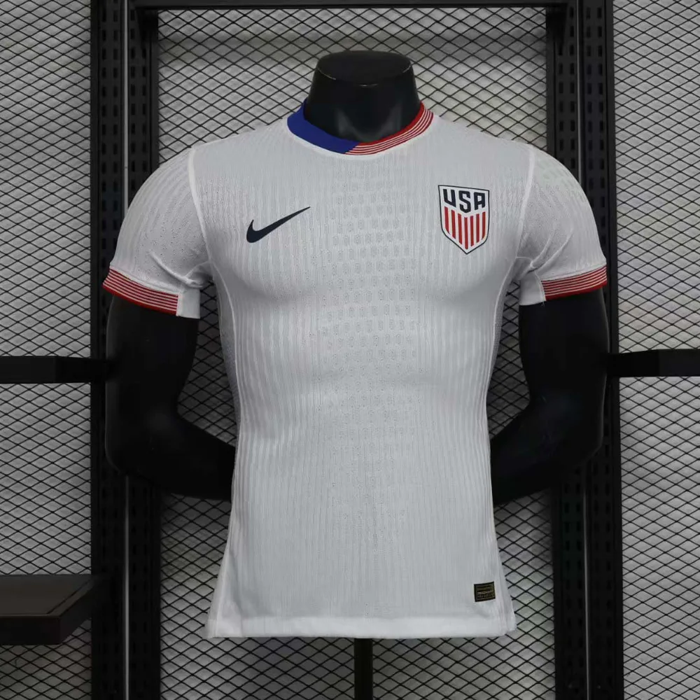 Camiseta de Fútbol 2024 Versión Jugador Estados Unidos Nacional Local AAA calidad fan