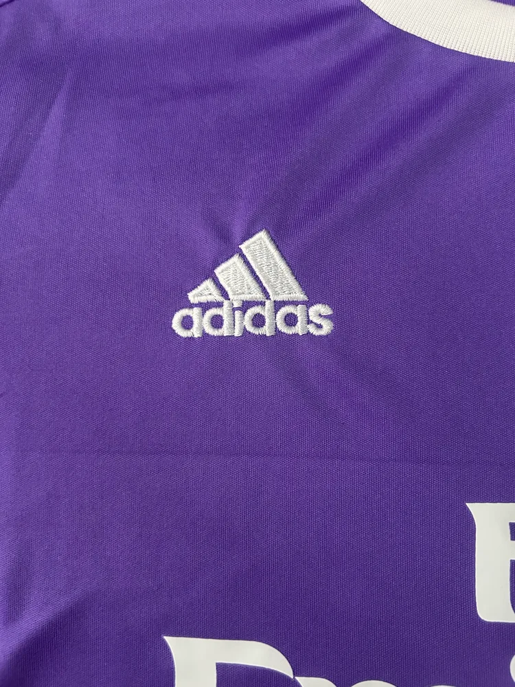 Camiseta de Fútbol Visitante Retro de Manga Larga de Real Madrid 2016/2017 Calidad Tailandesa Talla Infantil