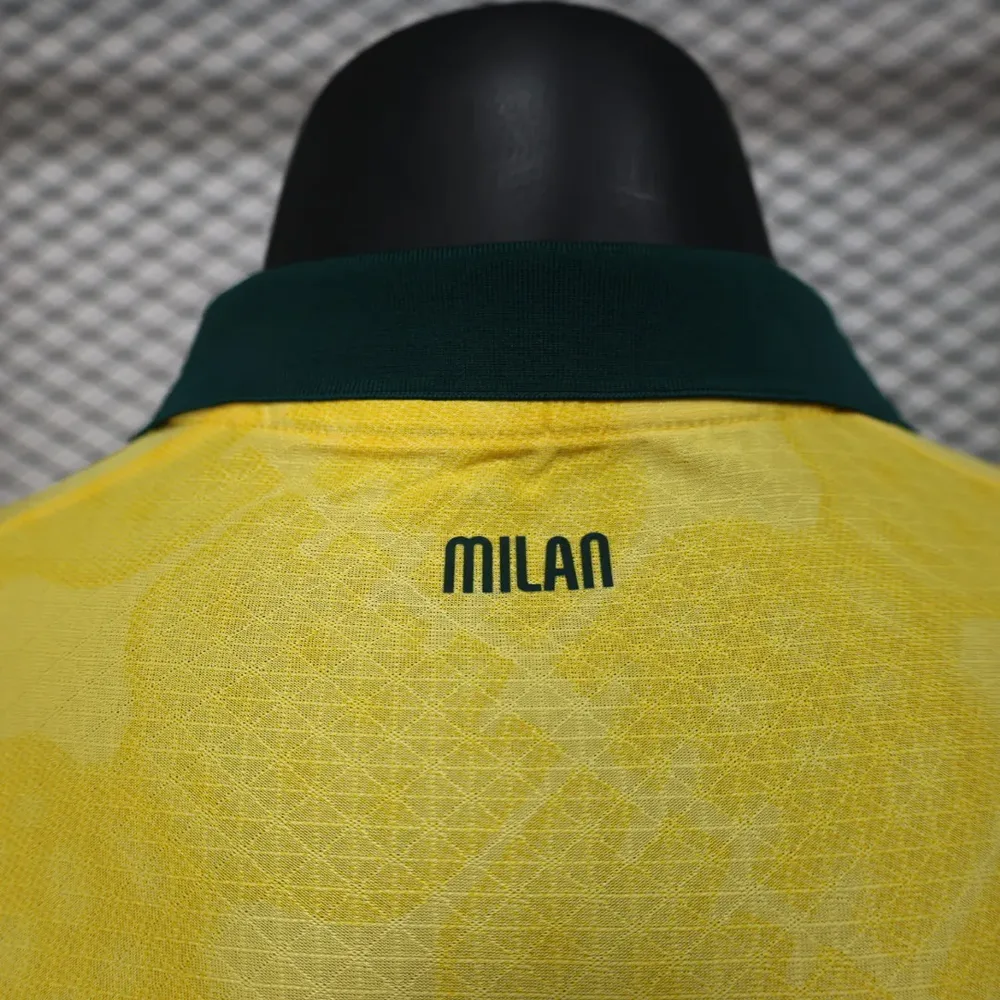 2025/2026 Versión Jugador AC Milan Camiseta Tercera Visitante Fútbol Calidad Tailandesa