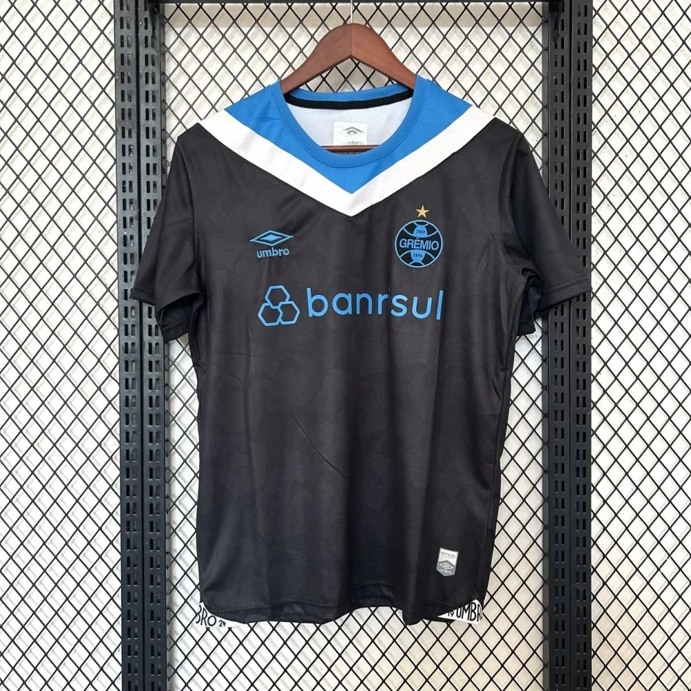 2024/2025 Grêmio Segunda Equipación Visitante Camiseta de Fútbol Calidad Tailandesa