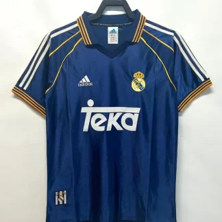 1998/2000 Retro Real Madrid Tercera Equipación Camiseta de Fútbol Calidad Tailandesa