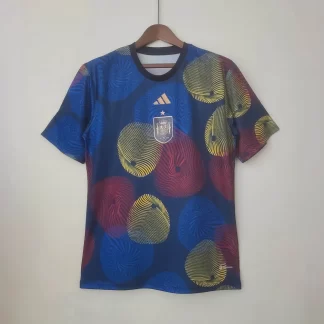 2022 España Ropa Entrenamiento Colorida Camiseta Fútbol