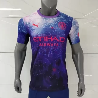 2025/2026 Versión Jugador Manchester City Versión Concepto Púrpura Camiseta de Fútbol Calidad Tailandesa
