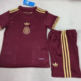2025/2026 México Selección Nacional Edición Especial Roja Camiseta de Fútbol Calidad Thai Talla Infantil
