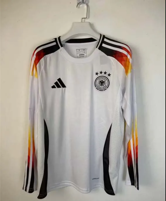 Camiseta de Fútbol Manga Larga 2024 de Alemania Local AAA calidad aficionado