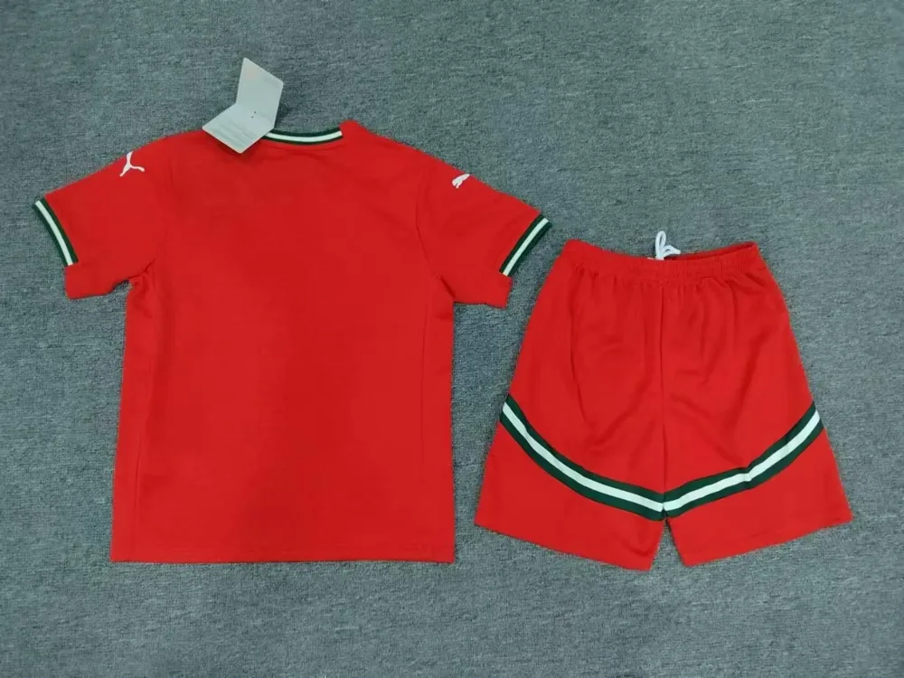 2025/2026 Portugal Local Camiseta de fútbol Calidad tailandesa Talla infantil