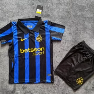 Camiseta de Fútbol Local Internazionale Milán 2026/2027 1:1 Calidad Tailandesa Talla Infantil