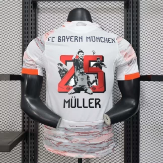 Camiseta de Fútbol Edición Conmemorativa de Müller del Bayern de Múnich Versión Jugador 2025/2026 Calidad Tailandesa
