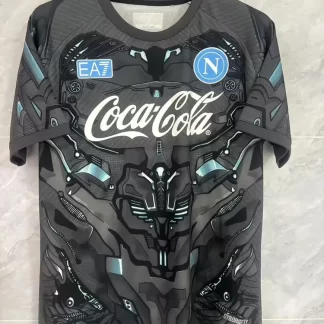 2025/2026 Camiseta de Fútbol de Entrenamiento Gris del Napoli Calidad Tailandesa